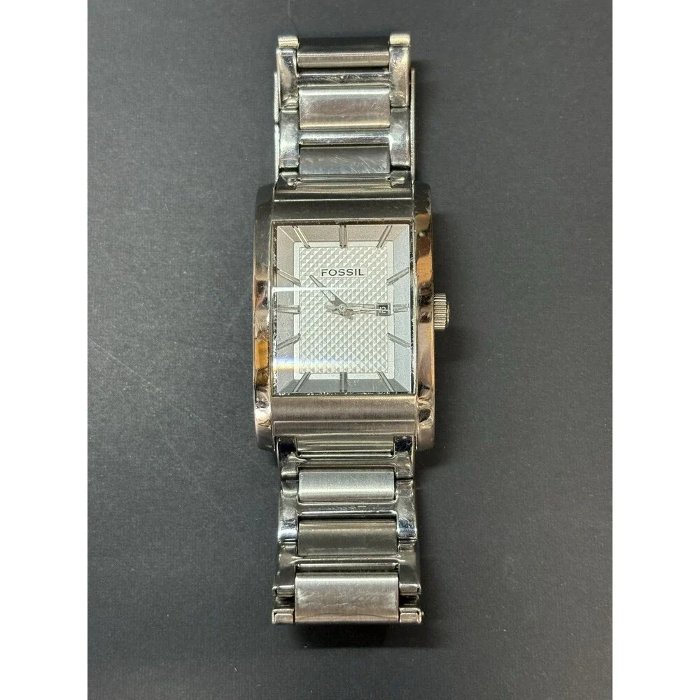 Fossil FS-4369 Men's Watch Stainless Steel Silver Analog Dail Wrist Watch